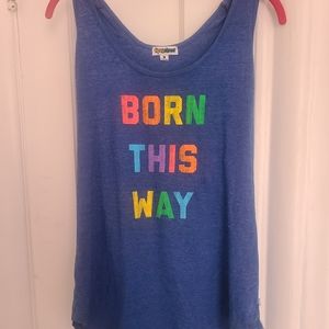 (5 for $20) #BornThisWay Tipsy Elves Tank top Size L